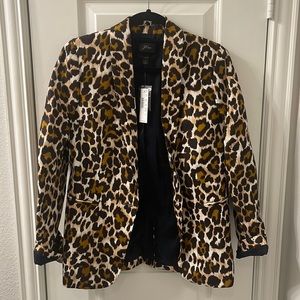 J.Crew Léopard Print Blazer - Never Worn